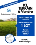 Terrain à la vente